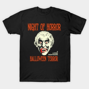 classic night of horror halloween terror T-Shirt